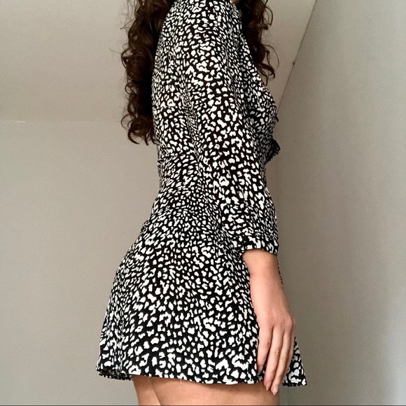 Zara Animal print mini dress - Picture 4 of 5